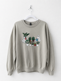 Halloween Ghost Plant Crewneck
